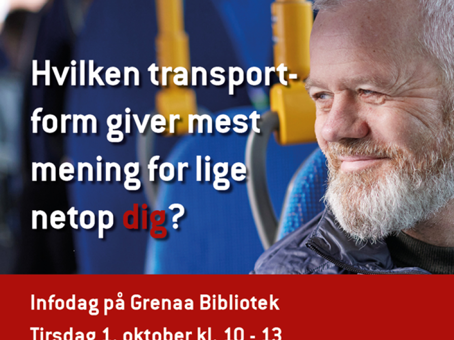 Gråhåret mand, der tager offentlig transport